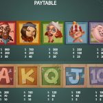 paytable slot machine hooks heroes