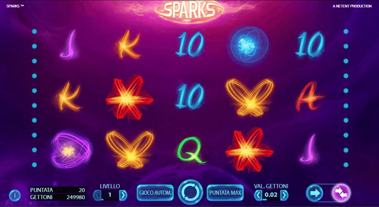 slot machine sparks