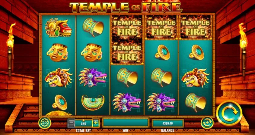 griglia slot machine temple of fire