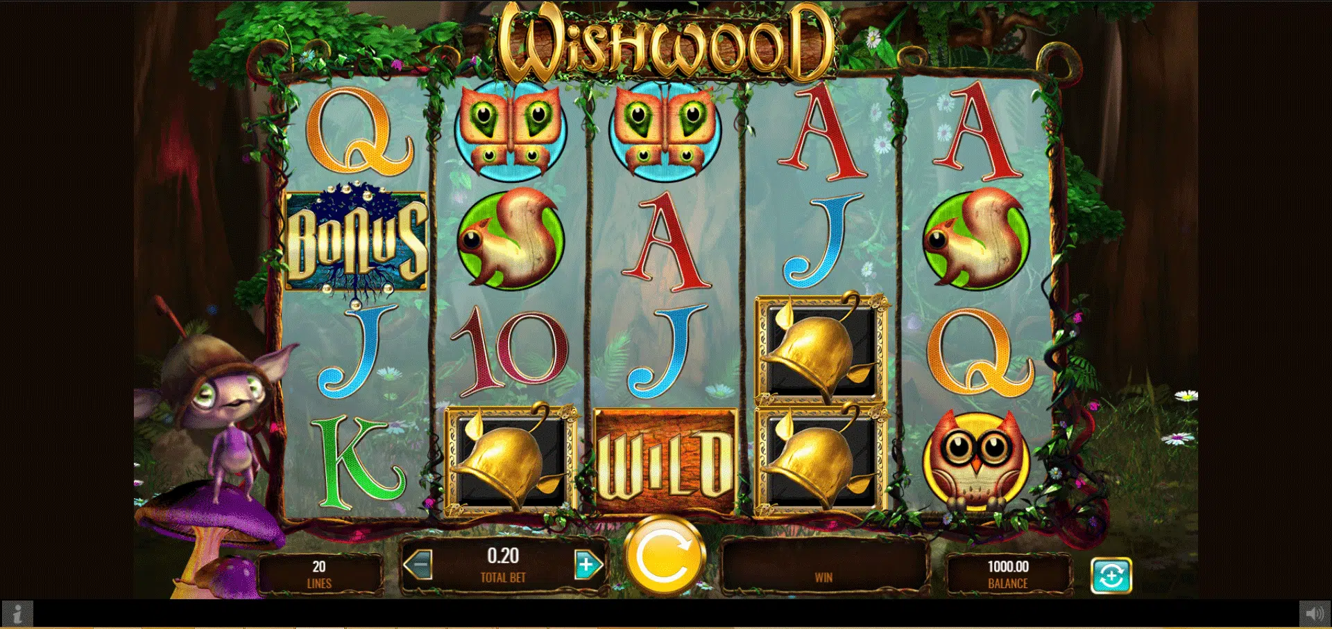 griglia slot machine wishwood