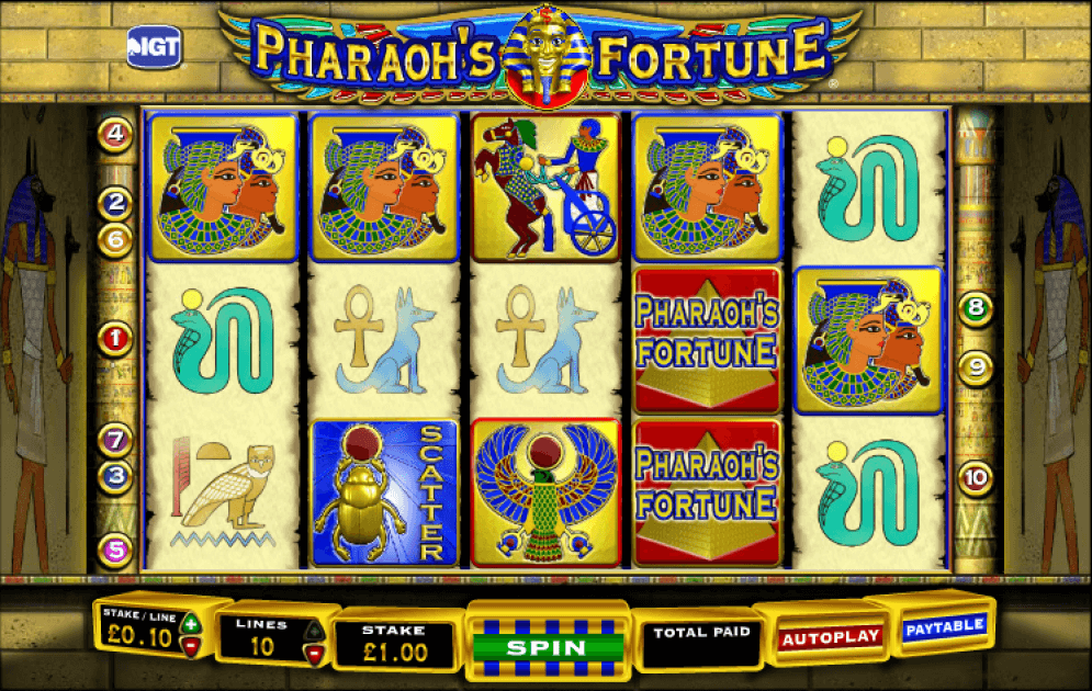 slot machine pharaoh's fortune